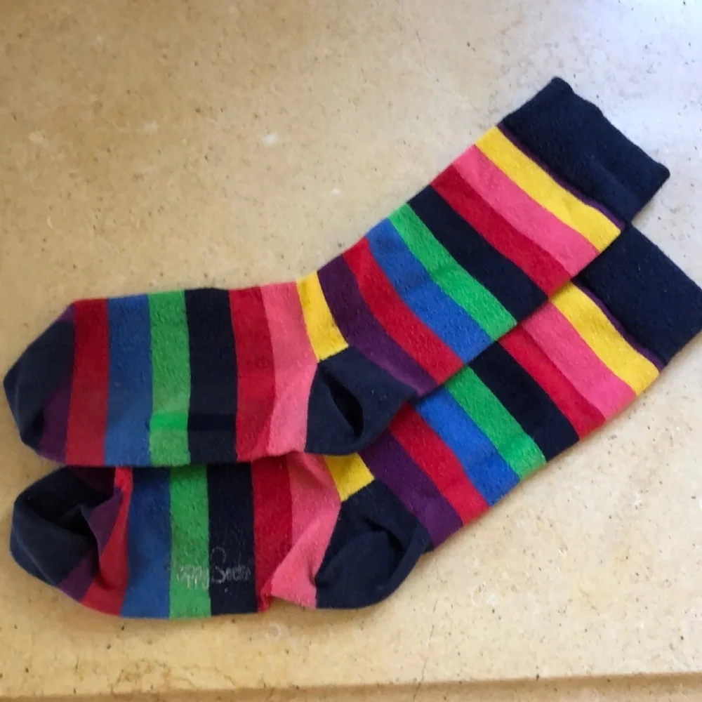 Happy Socks men’s striped mid calf